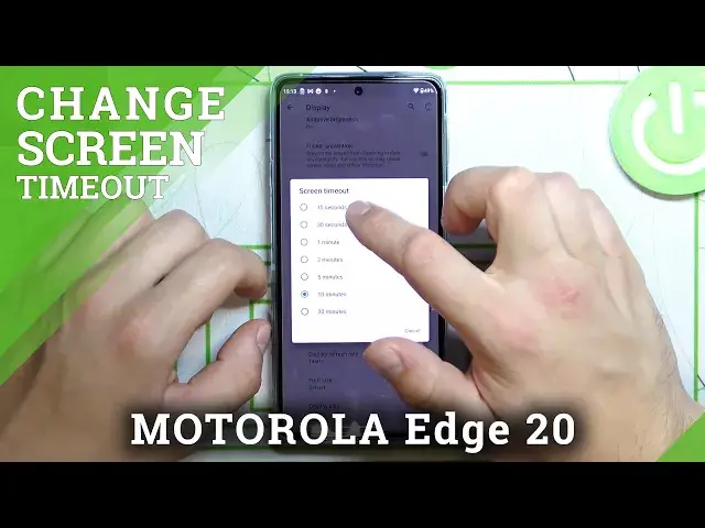 'Video thumbnail for How to Pick Screen Timeout in Motorola Edge 20 - Select Screen Sleep Time'