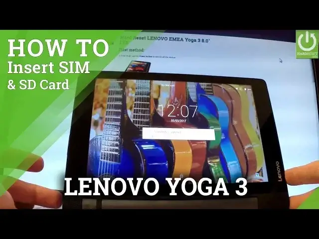 Video thumbnail for Insert SIM & SD in LENOVO Yoga 3 - Set Up SIM and SD Card