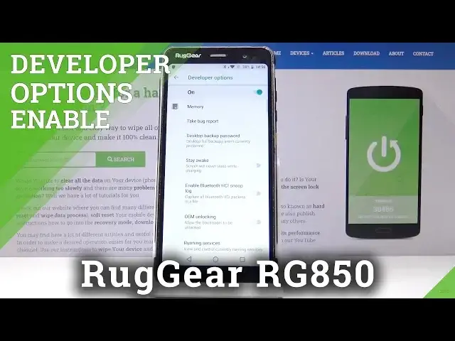 'Video thumbnail for How to Turn On Developer Options in RugGear RG850 – Manufacturer’s Feature'