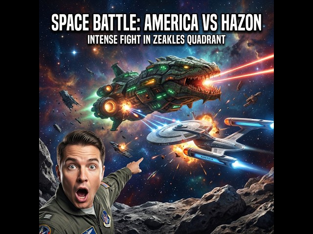 Video thumbnail for Starship America: Epic Space Battle vs. The Hazen Empire