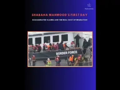 'Video thumbnail for Shabana Mahmood's First Day: Exaggerated Claims and the Real Cost of Migration'