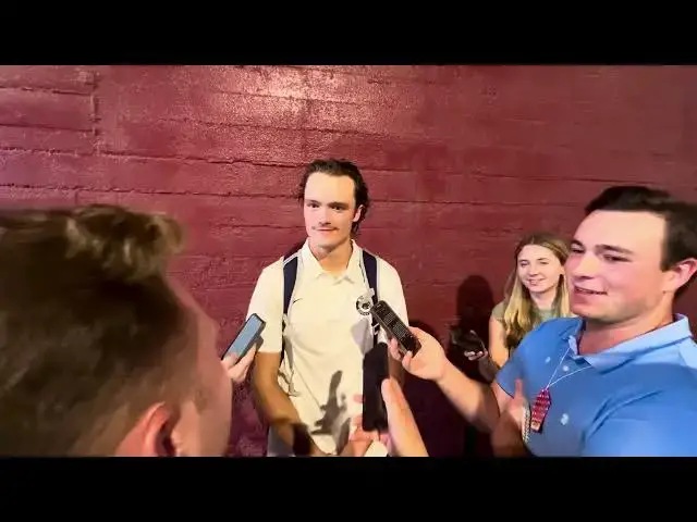 Video thumbnail for Penn State football: Ryan Barker talks game-winning overtime field goal against USC