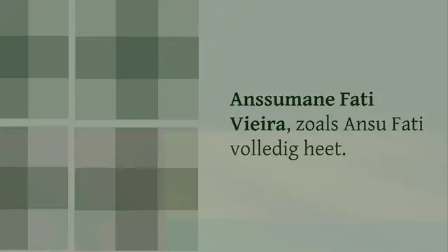 Video thumbnail for Wie is de vriendin van Ansu Fati: