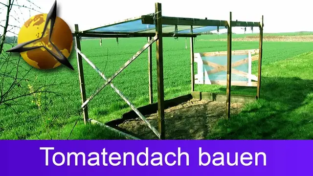 Video thumbnail for Tomatendach:  Regenschutz für Tomaten selber bauen