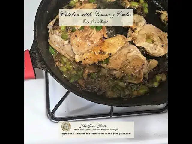 'Video thumbnail for Chicken with Lemon and Garlic'