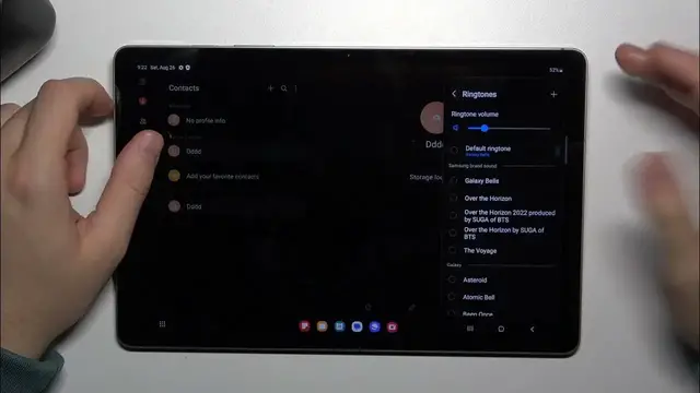 Video thumbnail for How to Assign Ringtone to Contact on SAMSUNG Galaxy Tab S9 FE?