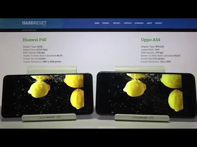 'Video thumbnail for Huawei P40 vs Oppo a54 -  TEST od Display | Screen Details Comparison'