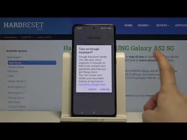 'Video thumbnail for How to Activate Google Assistant in SAMSUNG Galaxy A52 - Turn On Google Assistant'