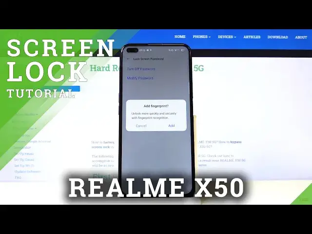 'Video thumbnail for How to Set Up Screen Lock in Realme X50 5G – Pick Locking Method'