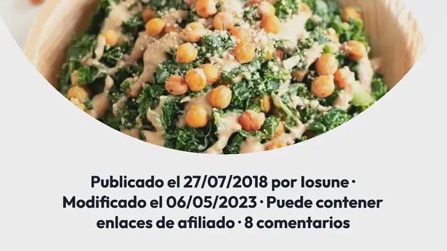 Video thumbnail for Ensalada César de Kale Vegana