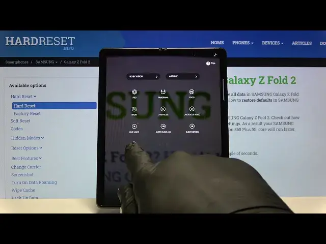 Video thumbnail for How to Record Time-lapse in Samsung Galaxy Z Fold 2 – Recording Options