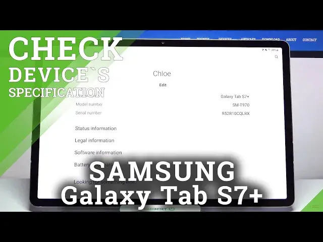 'Video thumbnail for How to Check Device Specifications in Samsung Galaxy Tab S7+?'