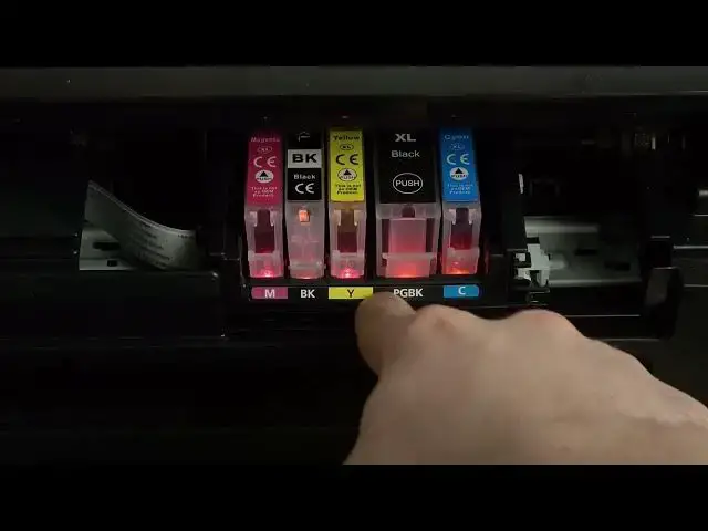 'Video thumbnail for How to Replace Inks on Canon MG5700 series Printer / How to change cartridge on Pixma MG5750'