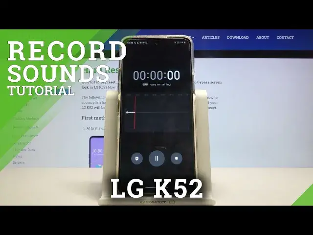 Video thumbnail for LG K52 – Record Sounds & Voices