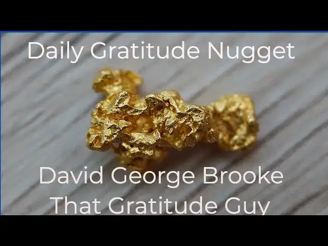 Video thumbnail for Bonus:  Daily Gratitude Nugget:  7/19/2020