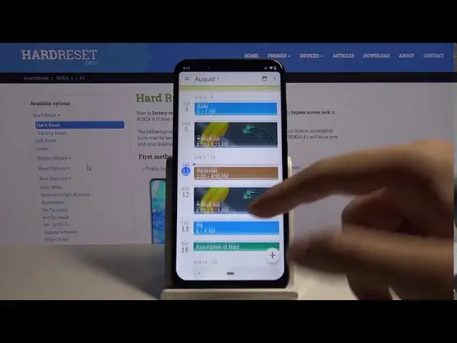 'Video thumbnail for How to Add Event to Calendar in NOKIA 8.1 - Create Calendar Reminder'