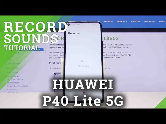'Video thumbnail for How to Record Sounds in Huawei P40 Lite 5G – Activate Sound Recorder'