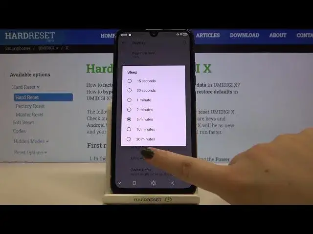 'Video thumbnail for Screen Timeout UMIDIGI X – Activate Screen Timeout'