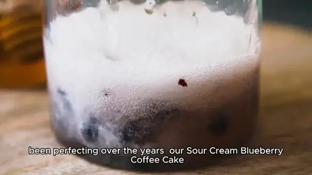 'Video thumbnail for Sour Cream Blueberry Coffee Cake Recipe'