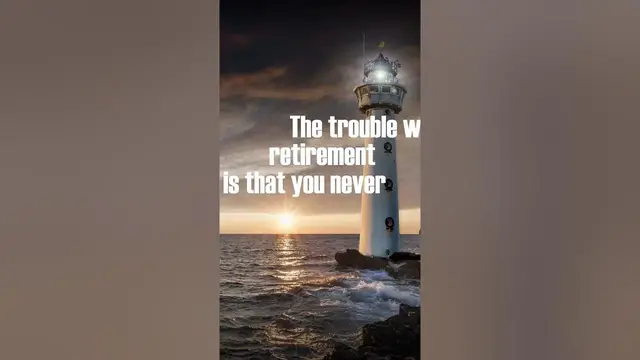 'Video thumbnail for Retirement quote #shorts'