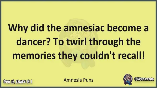 Video thumbnail for Amnesia - Jokes, Puns, Wordplays, and Laughter