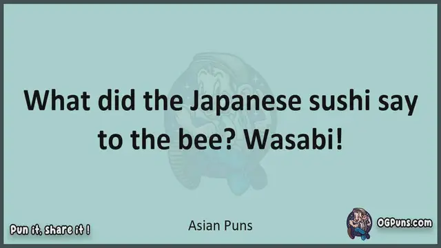 Video thumbnail for Asian - Jokes, Puns, Wordplays, and Laughter