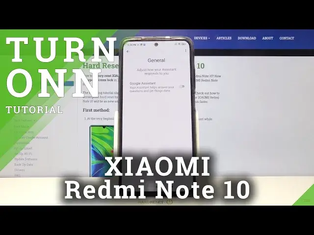'Video thumbnail for How to Turn On Google Assistant on XIAOMI Redmi Note 10 – Assistant Settings'