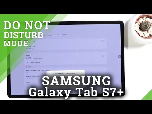 'Video thumbnail for How to Enable Do Not Disturb Mode on SAMSUNG Galaxy Tab S7+ - Set Up Do Not Disturb Mode'