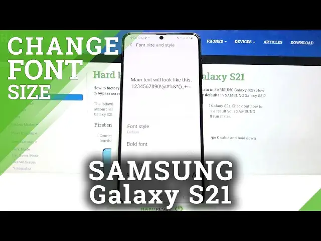 'Video thumbnail for How to Change Font Size on SAMSUNG Galaxy S21 – Resize Font'