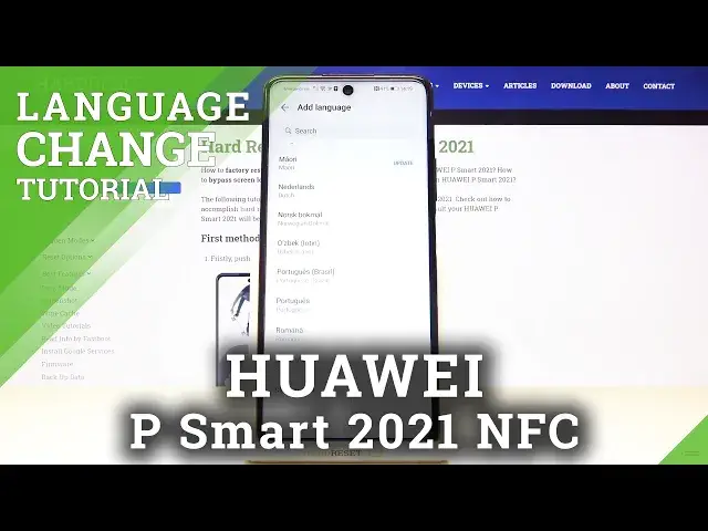 Video thumbnail for How to Change Language in HUAWEI P Smart 2021 NFC – List of Language