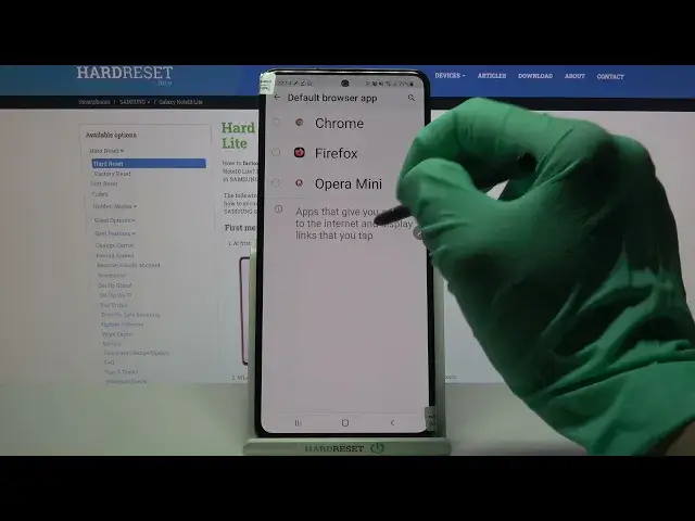 'Video thumbnail for How to Change Default Apps in SAMSUNG Galaxy Note 10 Lite – Set Preferred App'