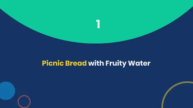 Video thumbnail for Picnic bread with fruity water, enjoy!