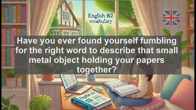 Video thumbnail for 1500 Must Know CEFR B2 Vocabulary - Understanding the Word 'Clip': Its Meanings and Uses