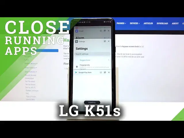 'Video thumbnail for How to Turn Off Running Apps in LG K51s – Disable Background Apps'