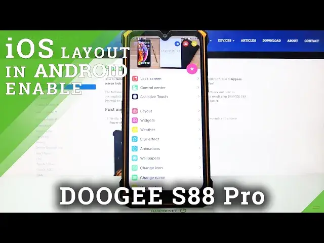 'Video thumbnail for Install iOS Launcher – Apple Layout on DOOGEE S88 Pro'
