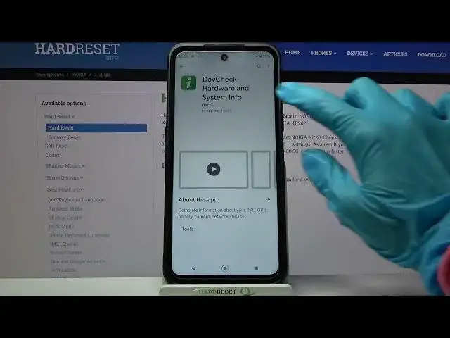 'Video thumbnail for How to Check Phone Specifications in Nokia XR20 - Install DevCheck App'