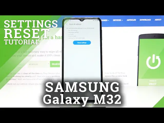 'Video thumbnail for How to Reset Settings in SAMSUNG Galaxy M32 – Restore Setting Defaults'