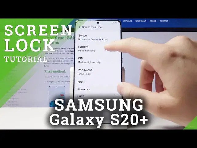'Video thumbnail for How to Change Lock Method in Samsung Galaxy S20+ | Screen Protection'