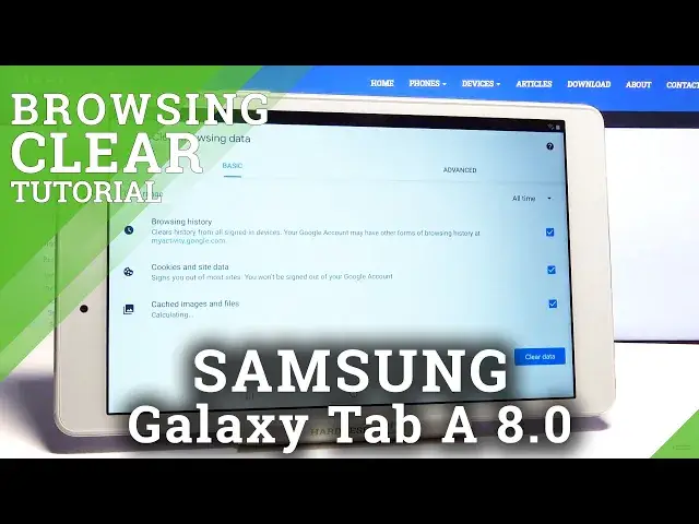 'Video thumbnail for How to Clear Browsing Data in SAMSUNG Galaxy Tab A 8.0 – Reset Browsing History'