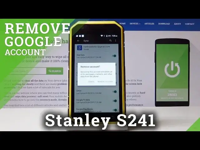 Video thumbnail for How to Remove Google Account on Stanley S241 - Manage Google Accounts/ Delete User