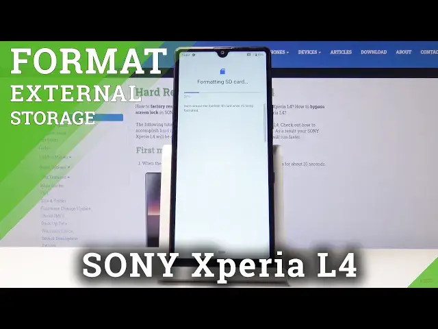 'Video thumbnail for How to Format SD Card in SONY Xperia L4 – Clean External Storage'