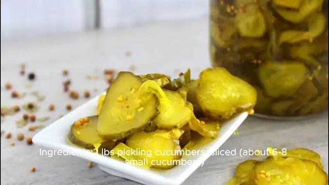 Video thumbnail for Bread and Butter Pickles Recipe