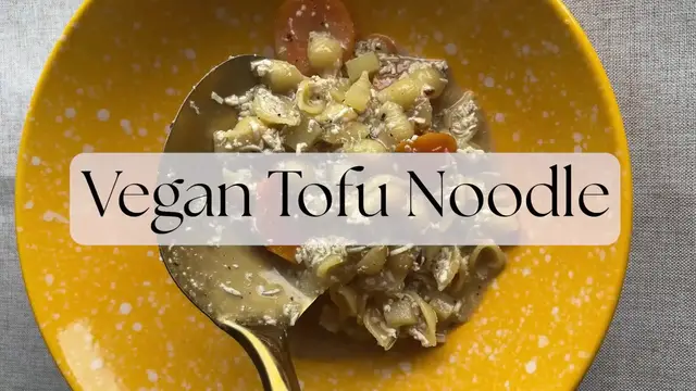 Video thumbnail for Vegan Tofu Noodle