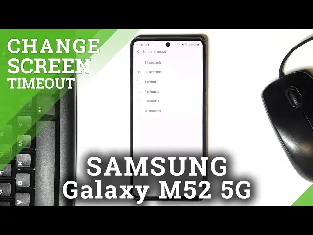 'Video thumbnail for How to Set Screen Timeout in SAMSUNG Galaxy M52 5G – Find Screen Blackout Options'