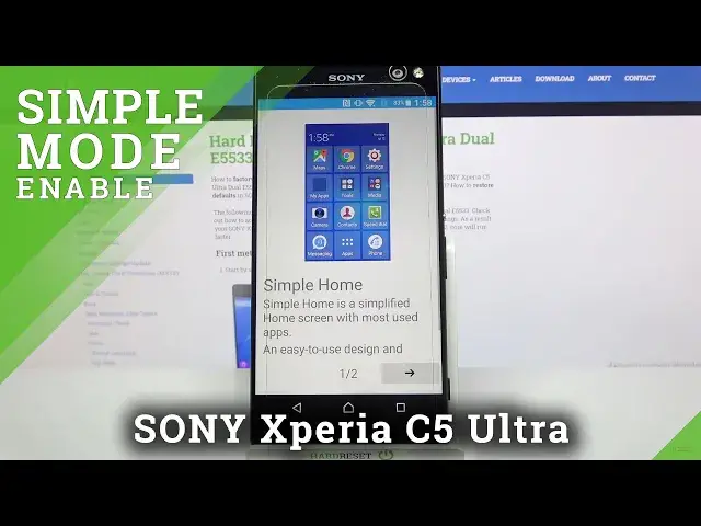 Video thumbnail for SONY Xperia C5 Ultra – Activate & Use Easy Mode Option