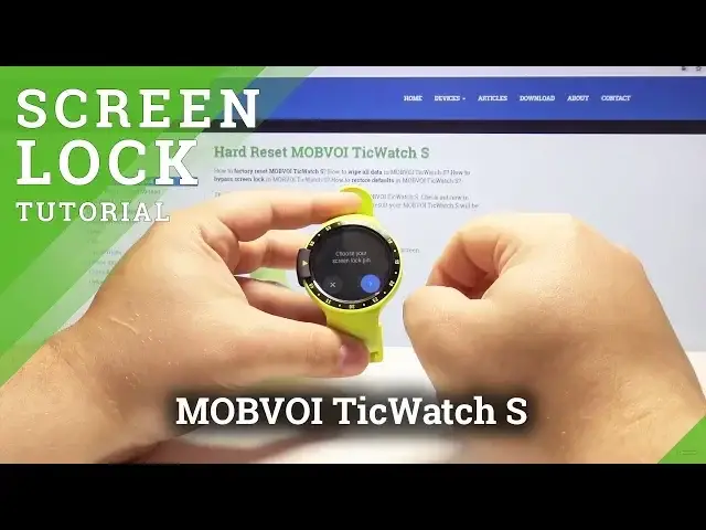 Video thumbnail for How to Set Up Screen Lock in MOBVOI TicWatch S - Screen Protection