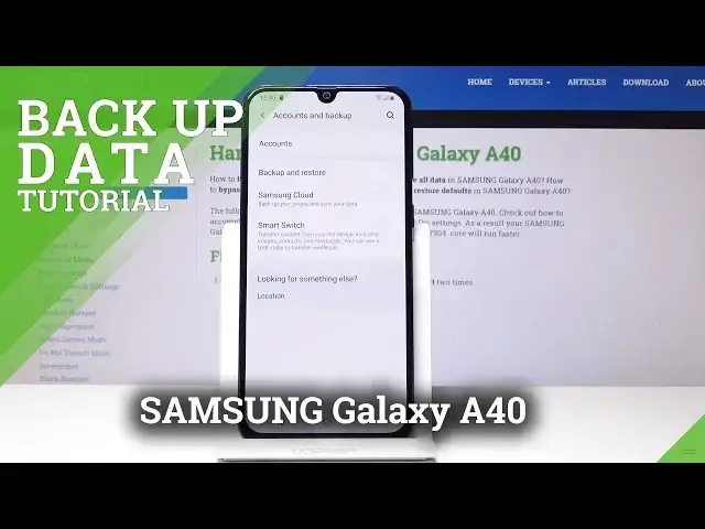 Video thumbnail for How to Enable Google Backup in SAMSUNG Galaxy A40 - Backup Data