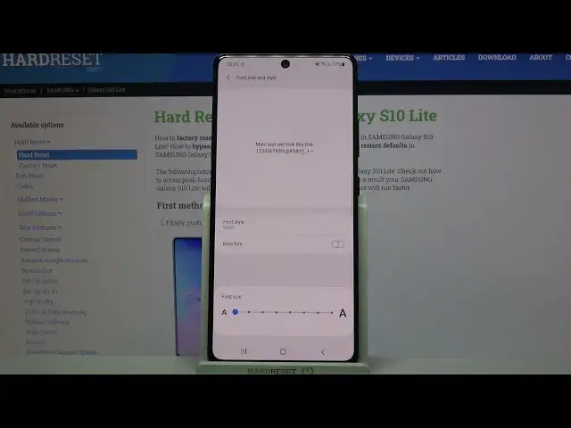 'Video thumbnail for How to Change Font Size on SAMSUNG Galaxy S10 Lite – Adjust Font Size'