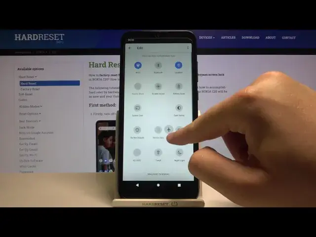 'Video thumbnail for How to Adjust Notification Bar Shortcuts on NOKIA C20 – Customize Notification Bar'