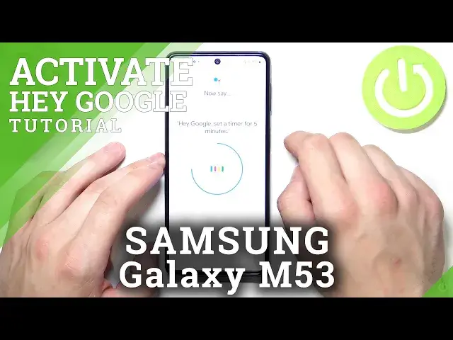 'Video thumbnail for How to Use Google Assistant on Lock Screen on SAMSUNG Galaxy M53 - Activate Hey Google Feature'